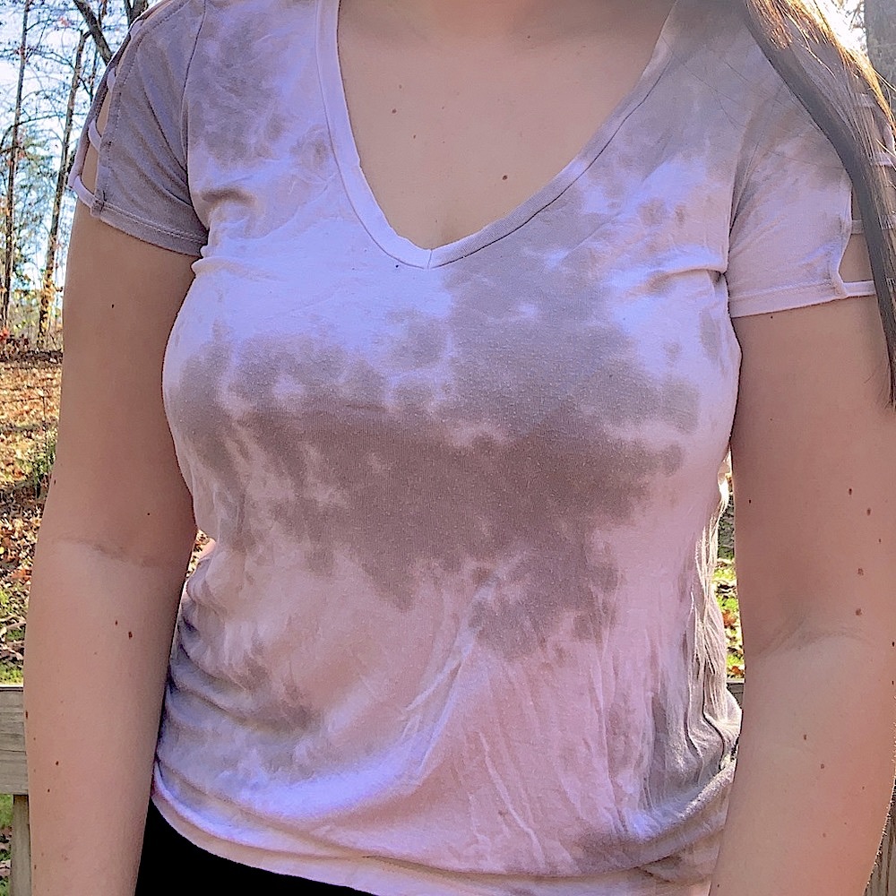 Tie-Dye American Eagle top